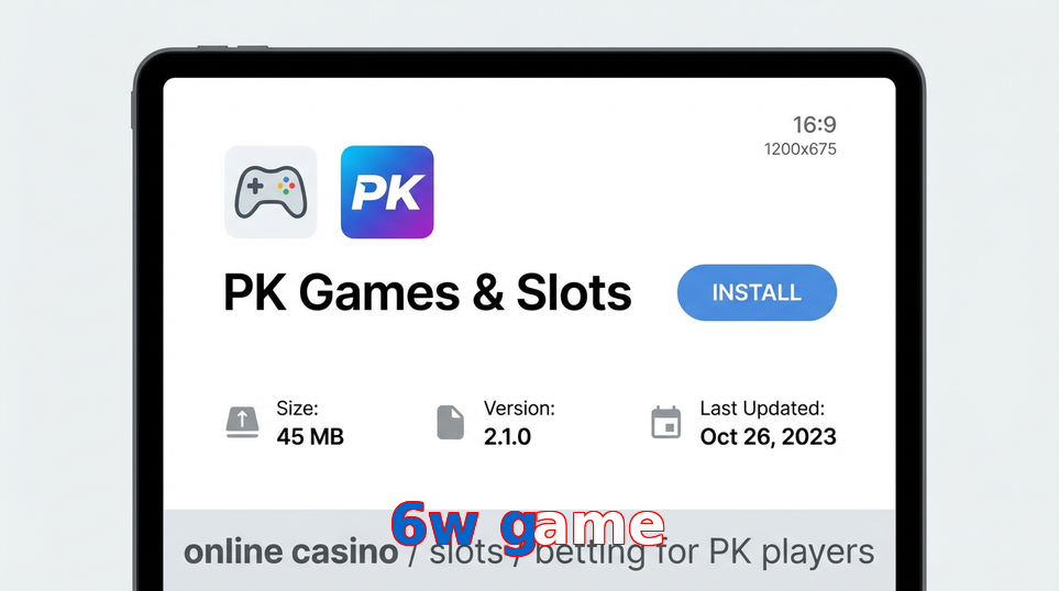 Game list for 6W Game gameapk section
